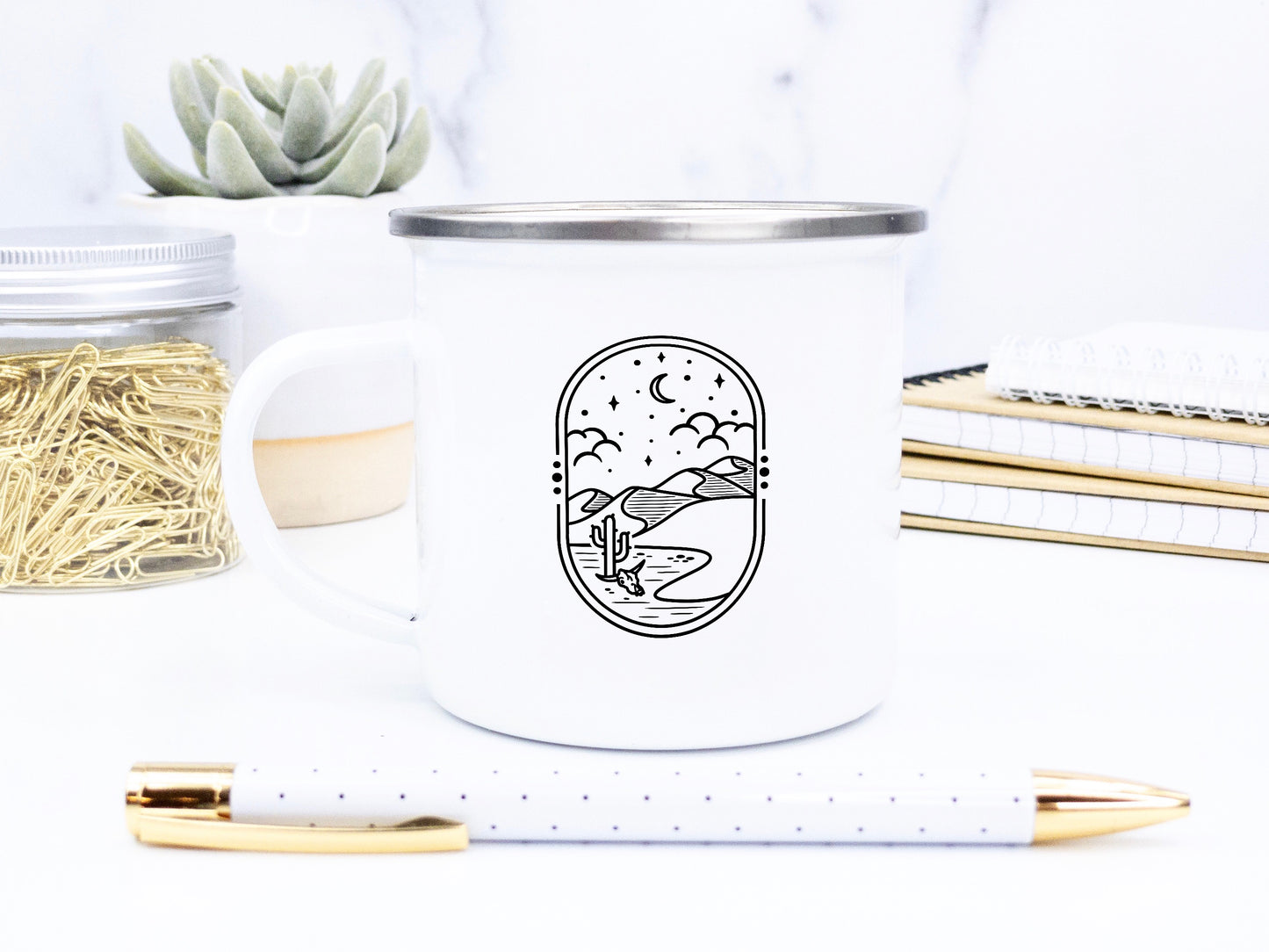 Desert Views - Enamel Mug