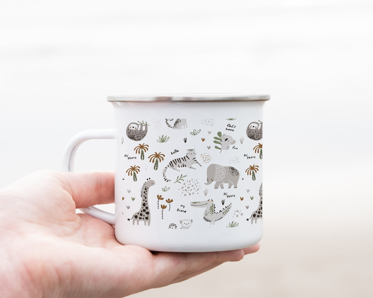 Wild Child - Enamel Mug