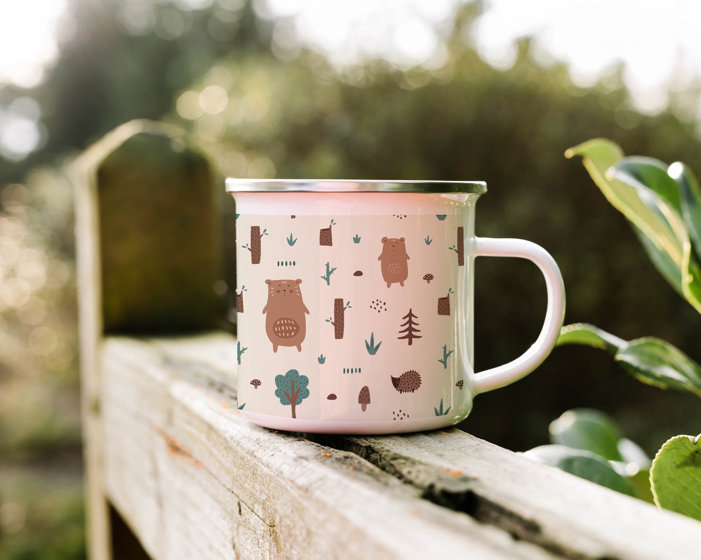 Bears in the woods - Enamel Mug