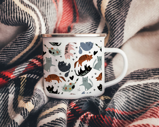 I still need more cats - Enamel Mug